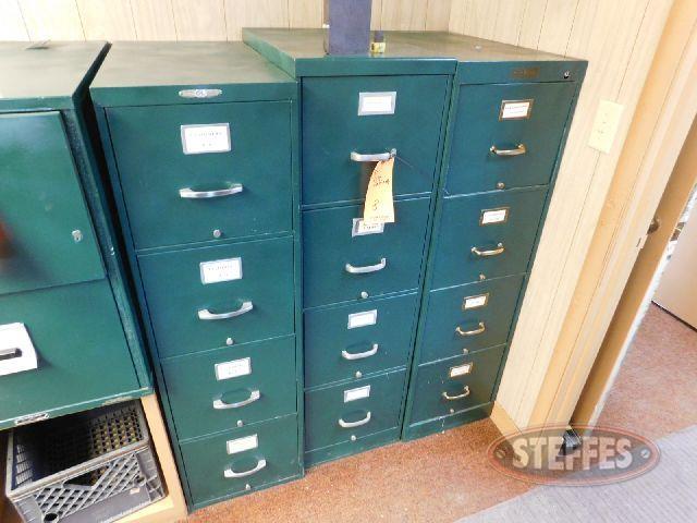 (3) 4-drawer file cabinets